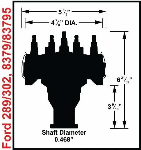 Ford 289 _ 302 Crank Trigger Distributor - 83795